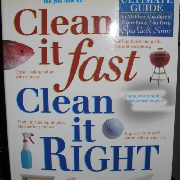 Clean it Fast Clean it Right by Jeff Bredenberg The Ultimate Cleaning Guide - Picture 1 of 3